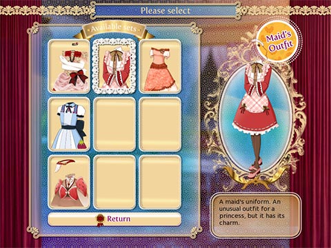 Princess Battles - dressup system