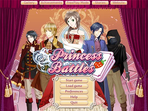 Princess Battles - title screen